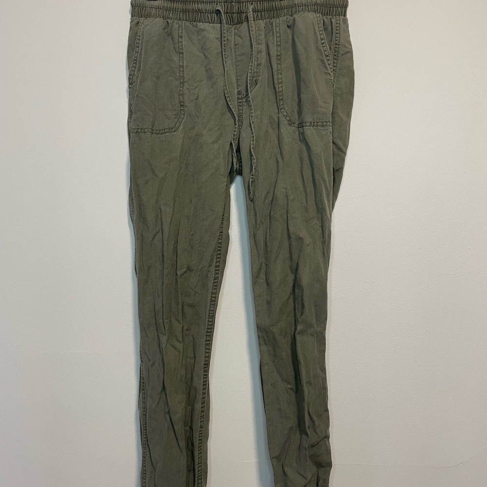 Juniors Hollister Olive Green Jogger Pants